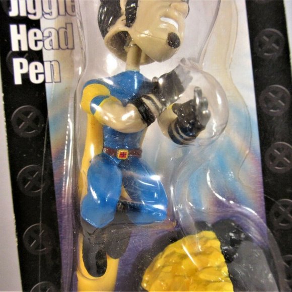 Marvel 2003 Wolverine Jiggle Head Pen with Stand - Picture 4 of 12